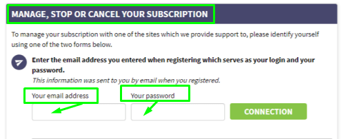 Log in with your password and email