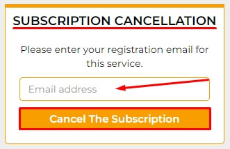 xynapay subscription cancelation